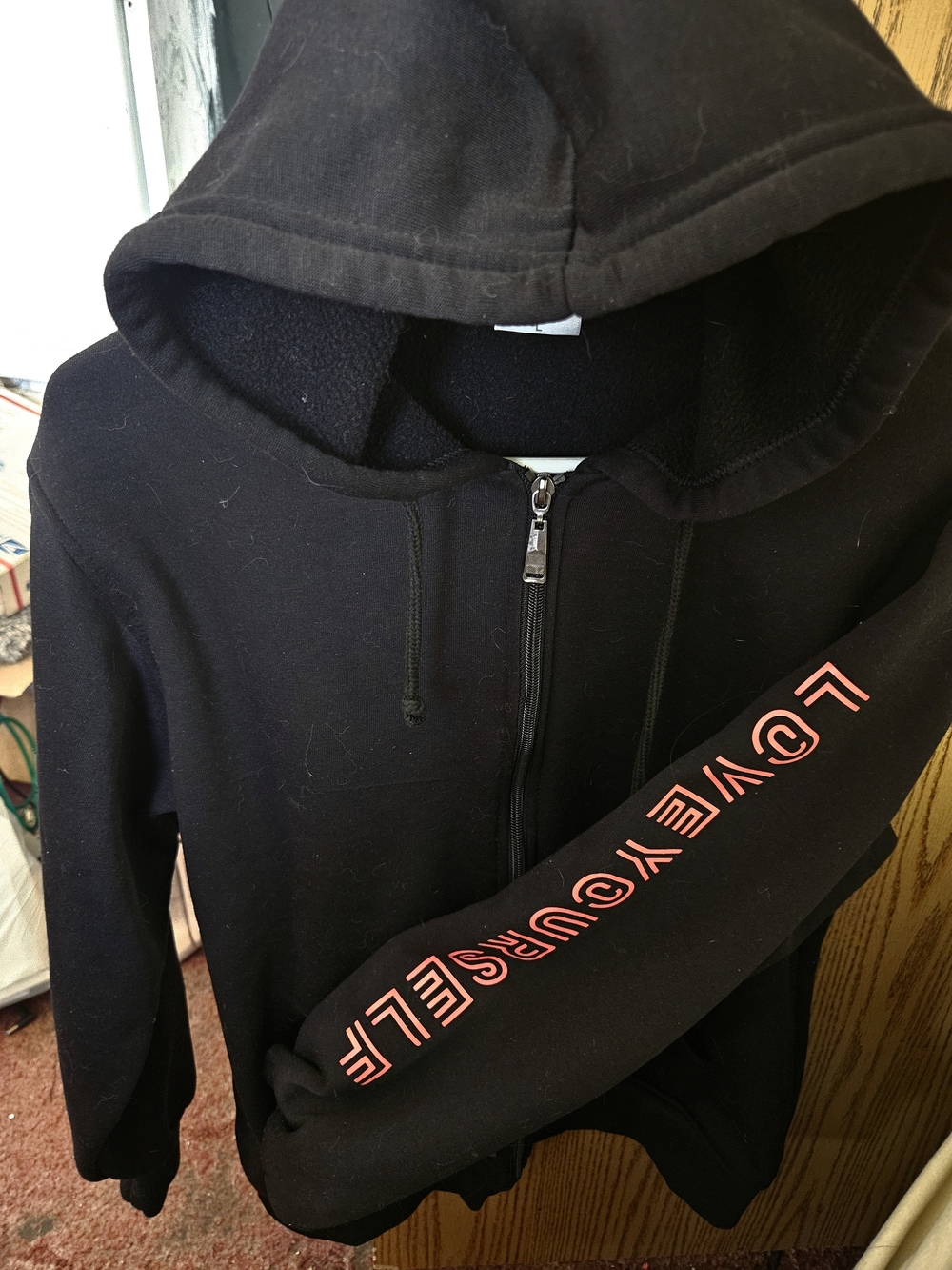 NEW BTS World Tour Black Zip-Up (L) Hoodie